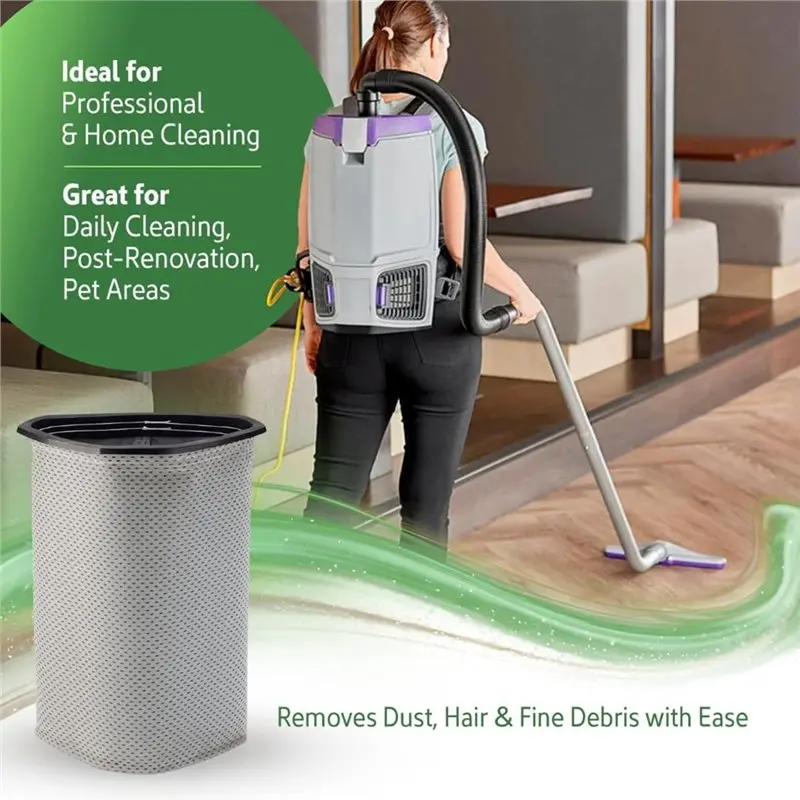 لأكياس مكنسة بروتيام 10 كيو تي أكياس مكنسة كهربائية للمكنسة الكهربائية على ظهره فلتر القماش لأكياس مكنسة الظهر