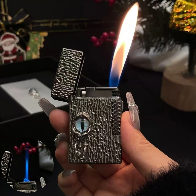 

New Gaomei Original Handmade Double Fire Conversion Lighter High Quality Grinding Wheel Inflatable Outdoor Lighter Smoking Gift