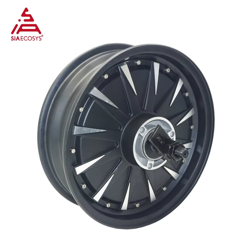 QSMotor QS260 12x3.5 Inch 1500W V1 Hub Motor Wheel 48V 60KPH High Speed E-Motorcycle Conversion Kit for Electric Scooter BLDC