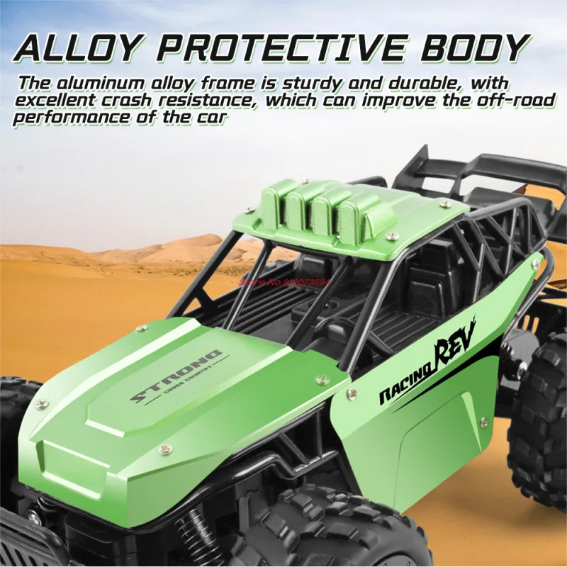 Wysokobiegowy samochód RC terenowy 1/16 30KM/H, zabawki wyścigowe, 2.4G 4WD Rock Crawler, zdalnie sterowany monster truck bezprzewodowy RC