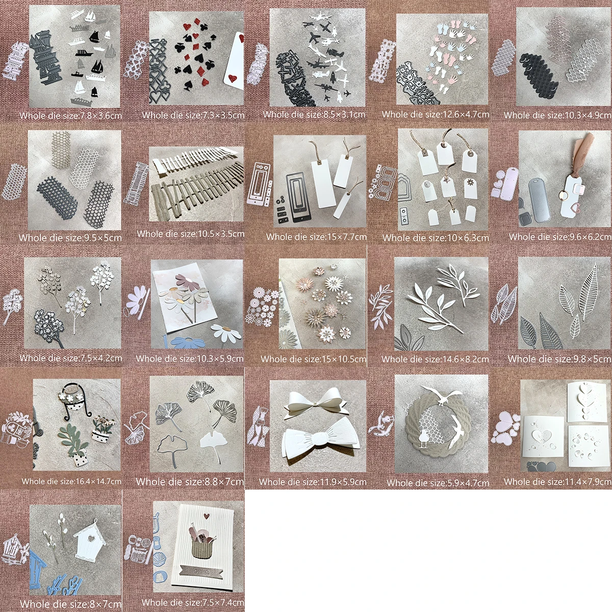 New Design Craft Metal stencil mold Cutting Dies flower label tag bow frame scrapbook die cuts Album Paper Card Craft Embossing