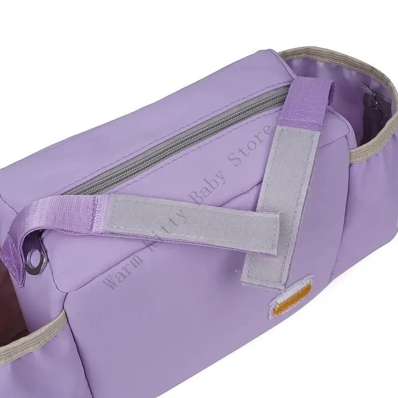 XXFE المحمولة حفاضات السفر مقسم حقيبة مانعة للتسرب الداخلية تناسب معظم عربات التسوق عربات التسوق تصميم قابل للطي للآباء
