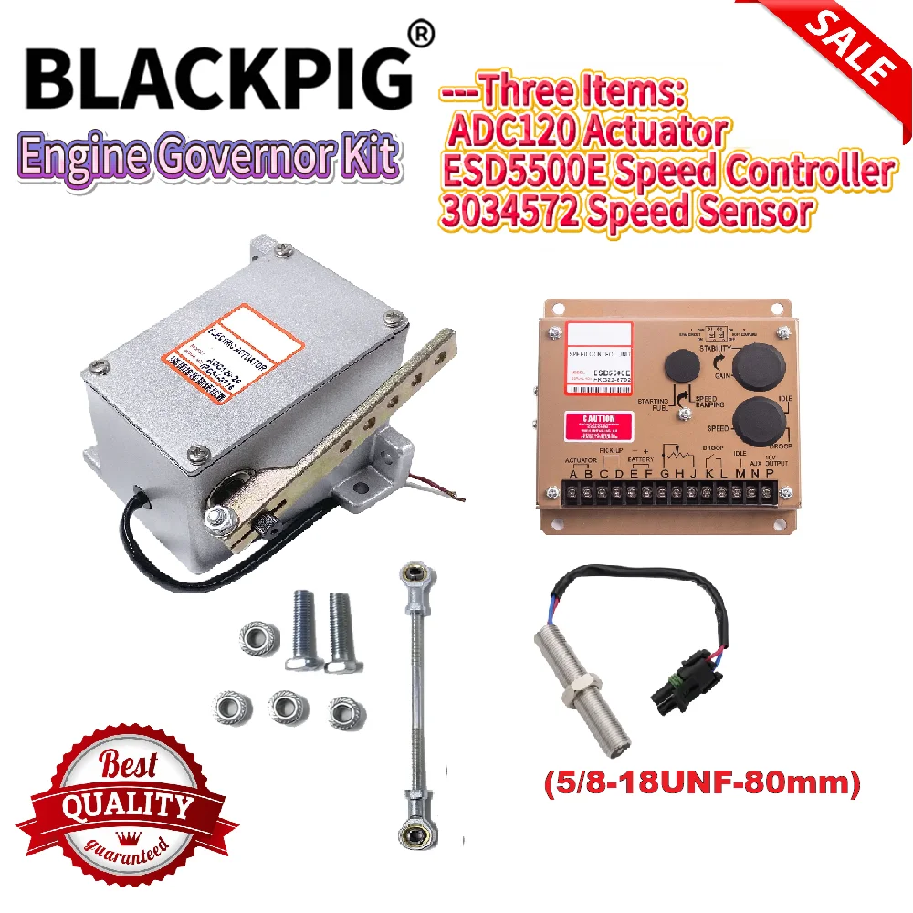 

Комплект из трех частей: регуляторы оборотов дизельного двигателя ADC120, актуатор ESD5500E, контроллер скорости 3034572, датчик скорости, запчасти для генераторов