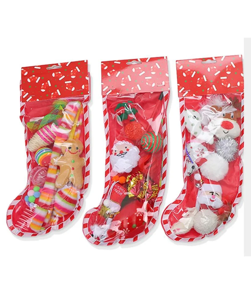 

Christmas Pet Toys Noise Chewing Toy Christmas Cat Cute Funny Toy Sets Pet New Year Gifts Pet Hot Sale Simple Toys 2025 New