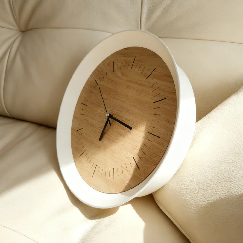 Modern Minimalist Silent Wall Clock, Non-ticking Decorative Hanging Clock For Living Room Bedroom Home Office Wall Decor