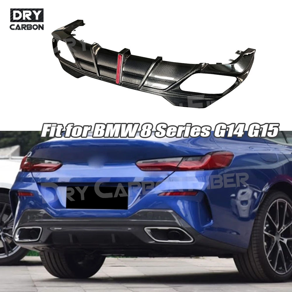 

Carbon Fiber For BMW 8 Series G14 G15 2019-2022 Car Rear Bumper Lip Rear Diffuser Car Modification Parts Exterior Accessories