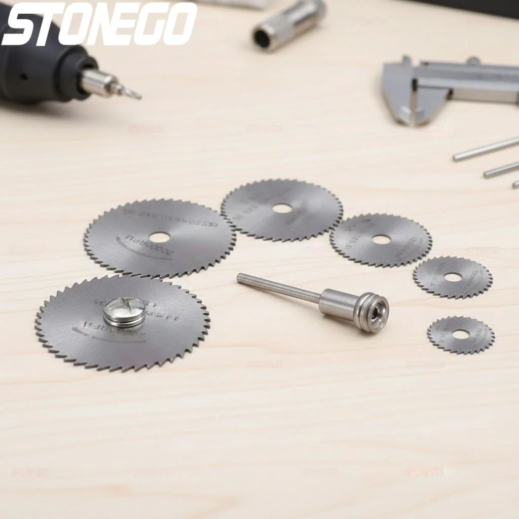 

Набор из 7 штук: диски для циркулярных пил HSS с хвостовиком 3,2 мм и 6,0 мм, отрезные круги, мини-пильные лезвия из быстрорежущей стали