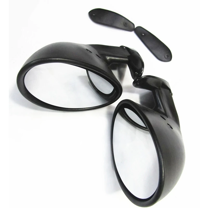 Modificação do carro Espelho Retrovisor Retro, Califórnia Door Wing Side Mirror, F1, 2Pcs