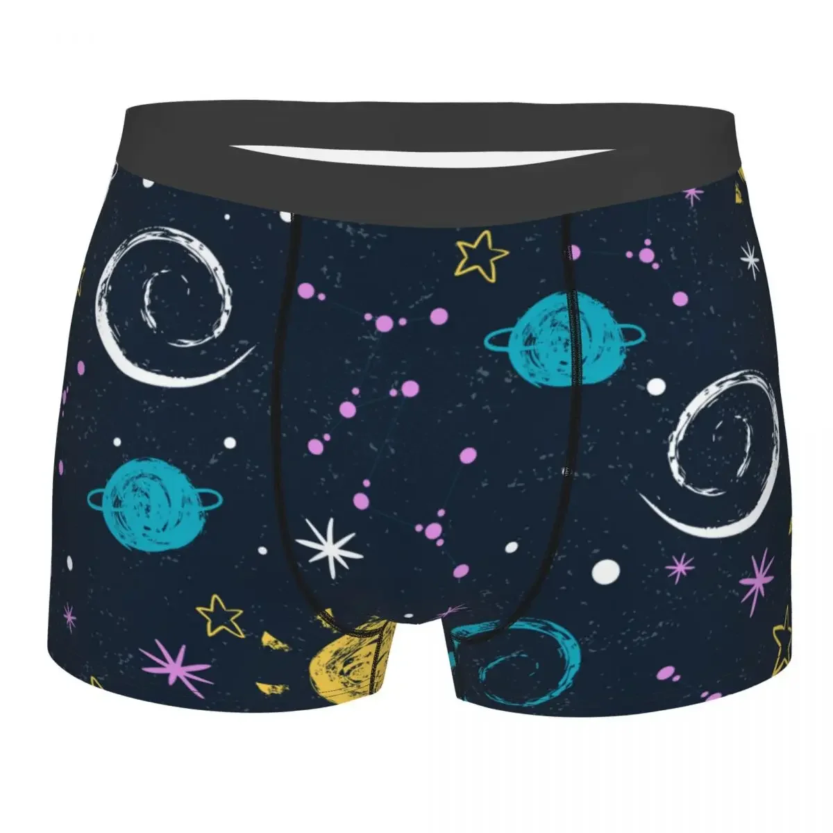 Men's Panties Underpants Boxershorts Lovely Galaxy Space Underwear for Man Sexy Male Boxer Shorts