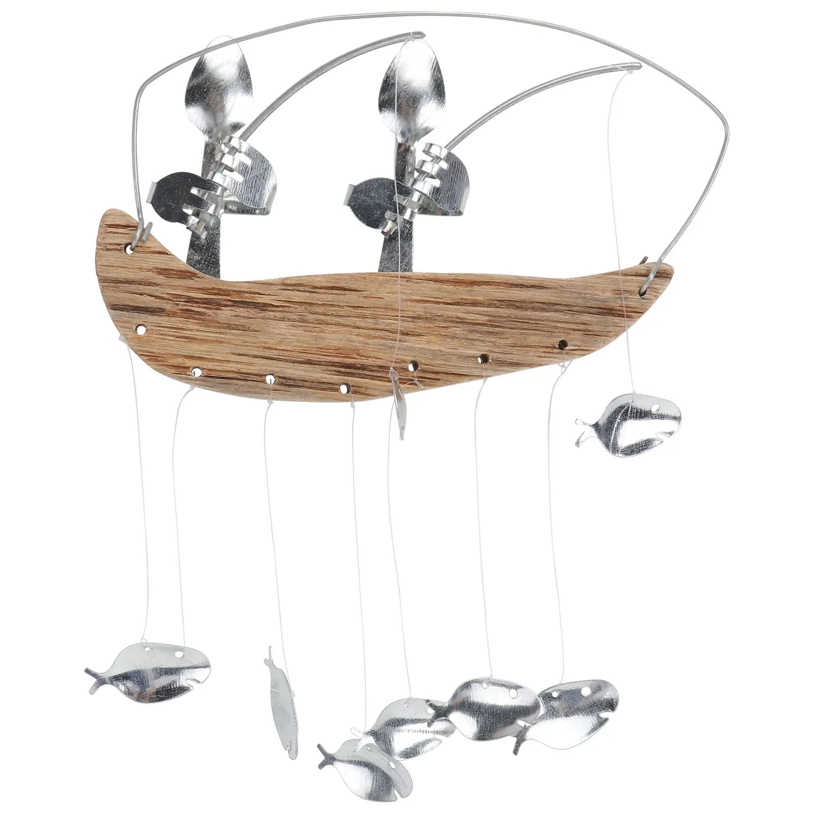 

Wind Chime Fisherman style Room Decor Hanging Pendant Creative Chimes Melodious Sound Delicate Design