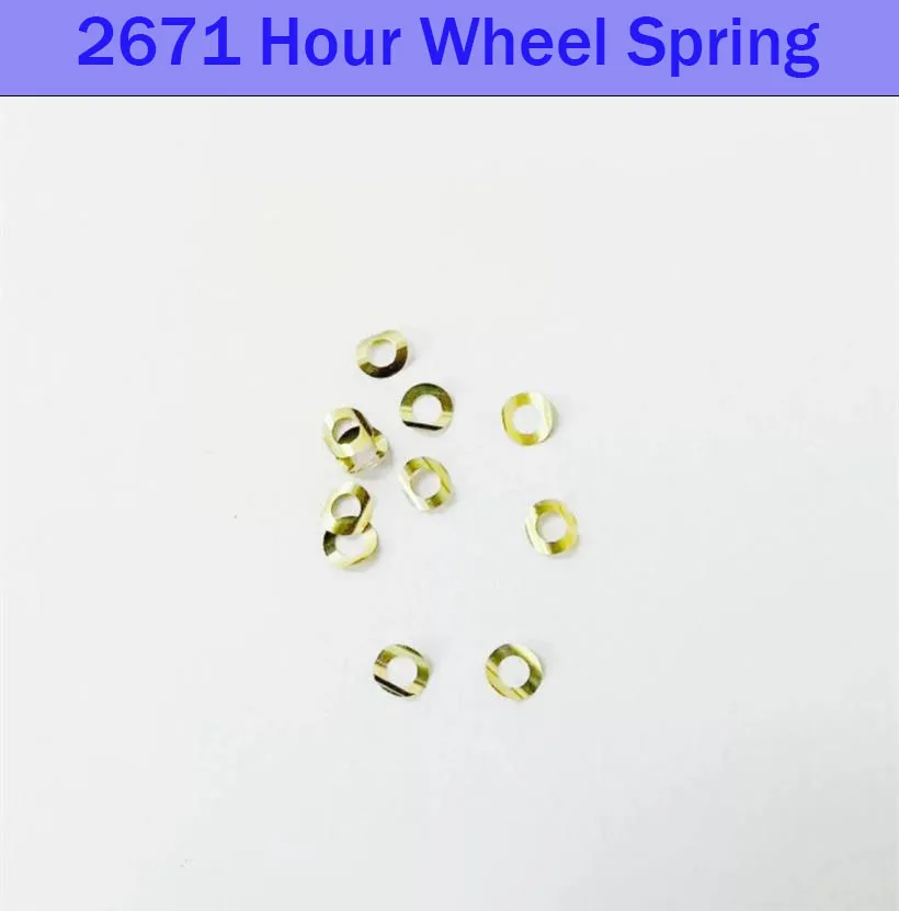 Watch Movement Accessories Suitable For 2671 Movement Hour Wheel Spring 2671 Movement Hour Wheel Washer Repair Parts
