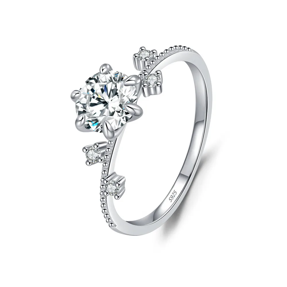 

Классическое женское кольцо GL с моганитом 1 карат, уникальное и элитное изящное кольцо с цветочным узором для женщин, отличный подарок