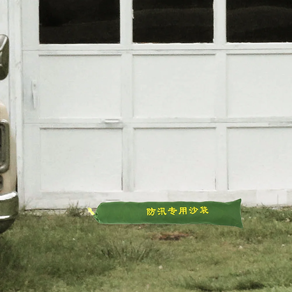 2 Stück Hochwasserschutz-Barriere, lange Sandsäcke aus Segeltuch, dick, langlebig, wiederverwendbar, für Zuhause, Garagentor, Überschwemmungen