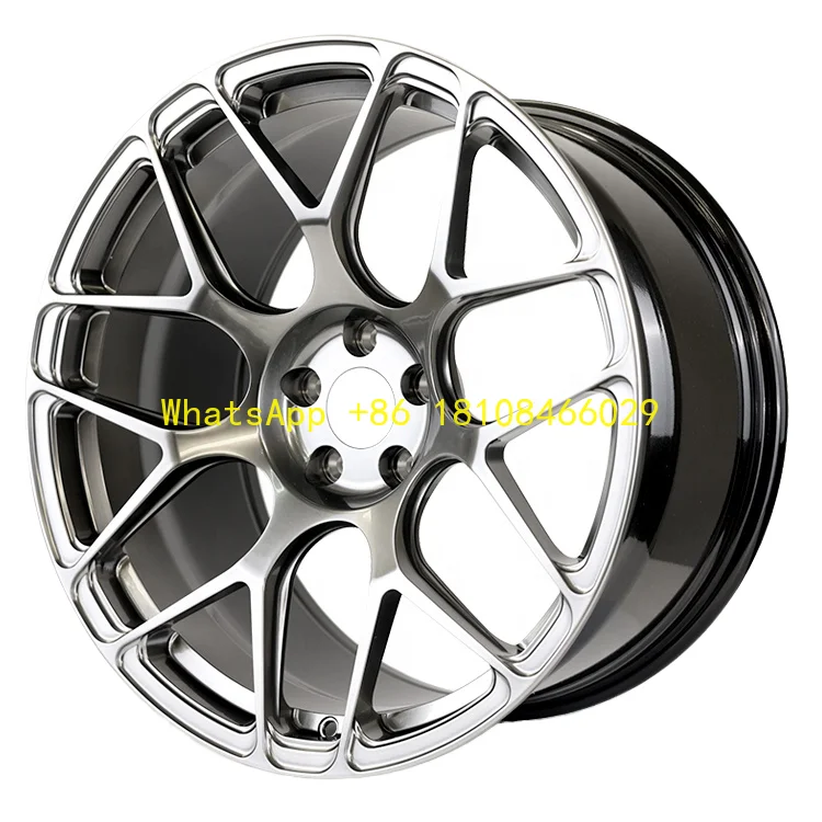 

Custom 6061-T6 Aluminum Forged Wheels 16 to 23 Inches Five Spoke Design with Matte Black Finish 5x112 5x120 5x114.3forged wheels