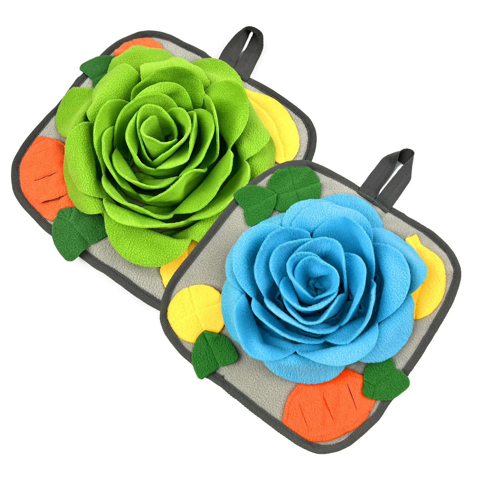 

Pet Dog Foraging Pad Slow Food Sniffing Pad Rabbit Hamster Small Pet Training Release Stress Improve Intelligence Flower Fun Toy