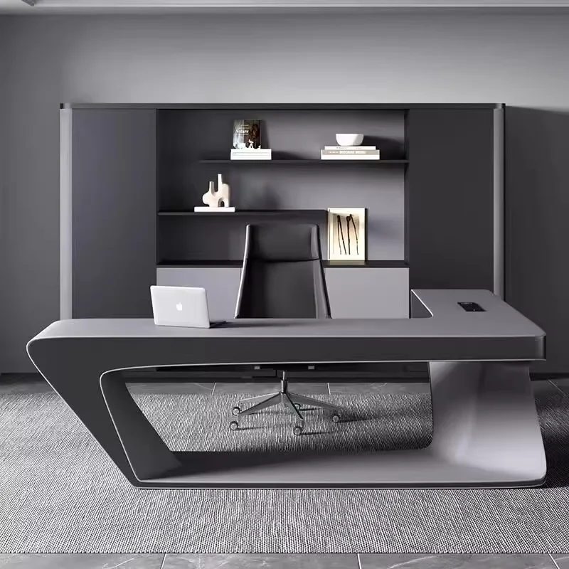 Stationary Strong Executive Desk Manager Designer Modern Writing Computer Table Study Home Silla De Escritorio Office Furniture