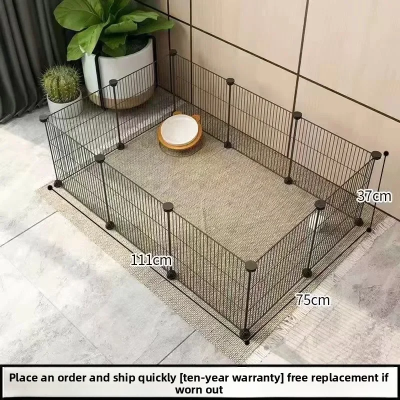Pet Fence Pet Supplies Cat Cage Dog Cage Escape Proof Pet Playpen Mesh Panels Modular Cage Chinchilla Rabbits Squirrels Cats