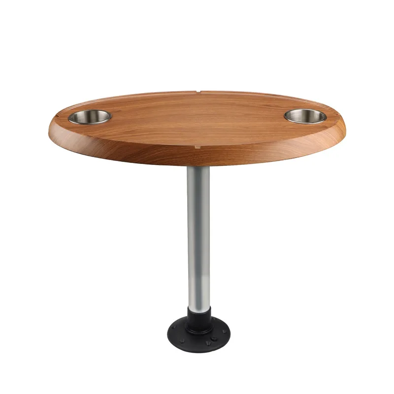 

Stainless yacht tea table, round coffee table marine