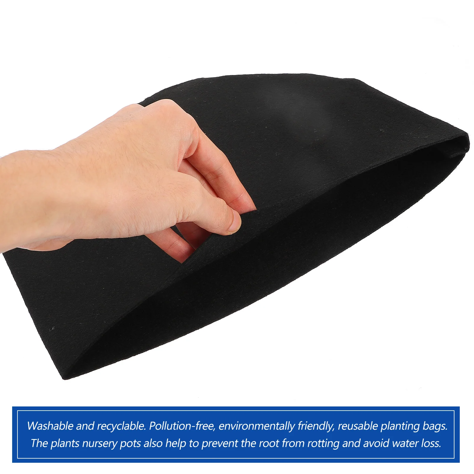 

6pcs Grow Bags Planting Fabric Pot Nonwoven Nursery Pots Breathable Planting Bag For Vegetables Tomatoes Herbs Growing Plants