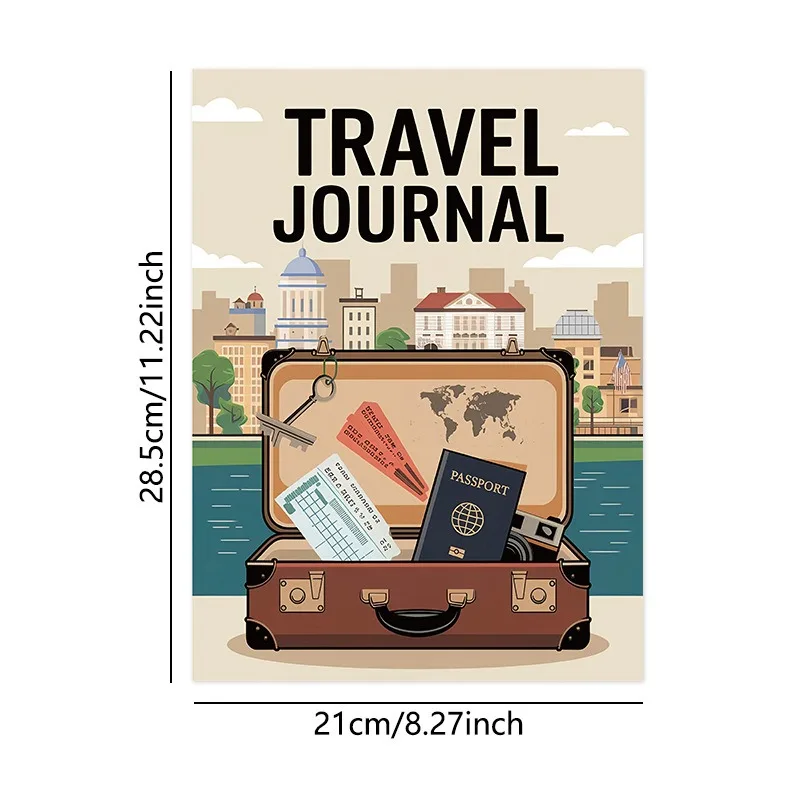 Travel Journal Notebook Holiday Trip Planner Digital Travel Log Vacation Itinerary Record Organizer Book