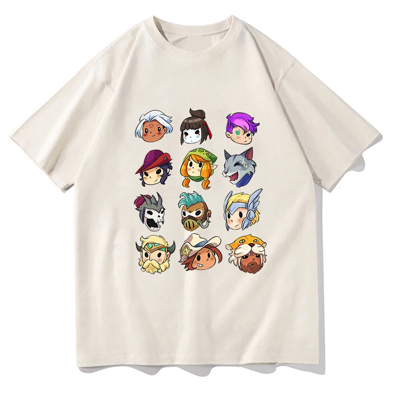 

Game Brawlhalla Tshirts Men Printing Kawaii/Cute Couple T-shirts 100% Cotton Aldult T Shirts Four Seasons Originality Handsome