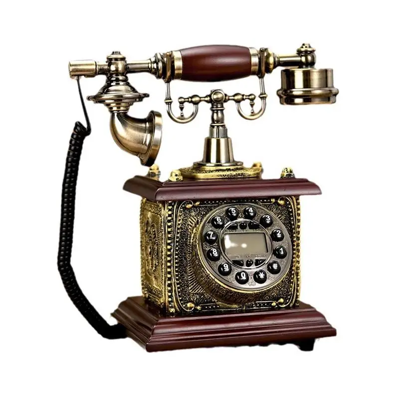 Telephone European retro landline old-fashioned home creative fashion telephone wired