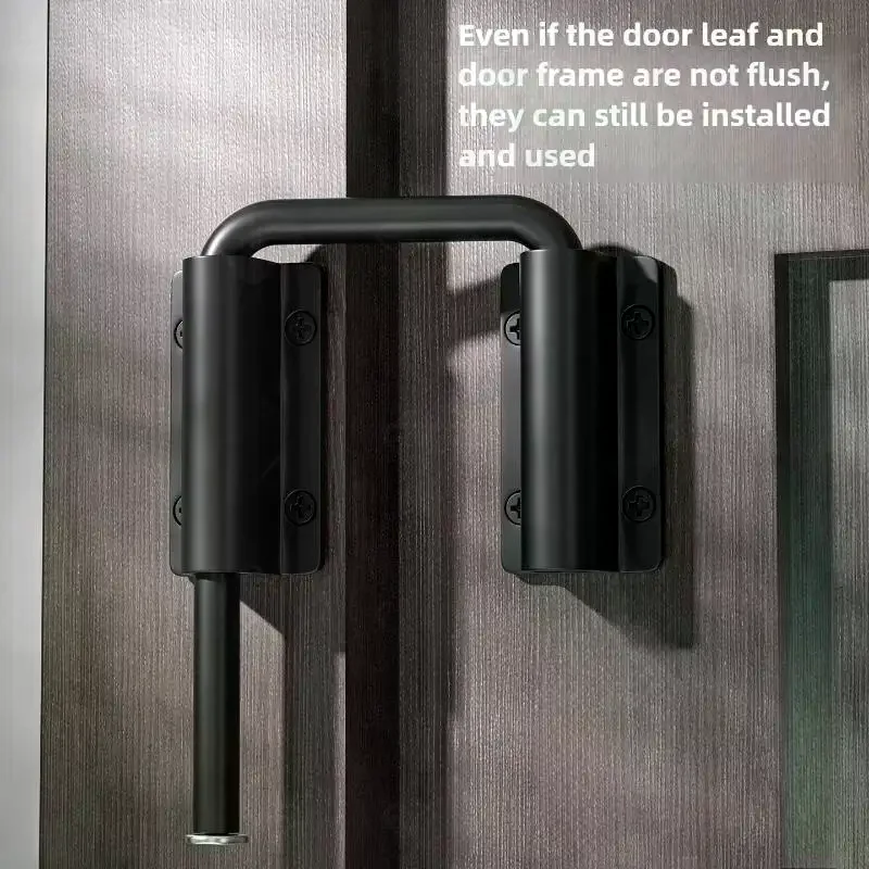 Anti-Theft Stainless Steel Door Latch 90/180 Degree Heavy Duty Gate Latch Lock for Outdoor Indoor Fence Barn Wood Door
