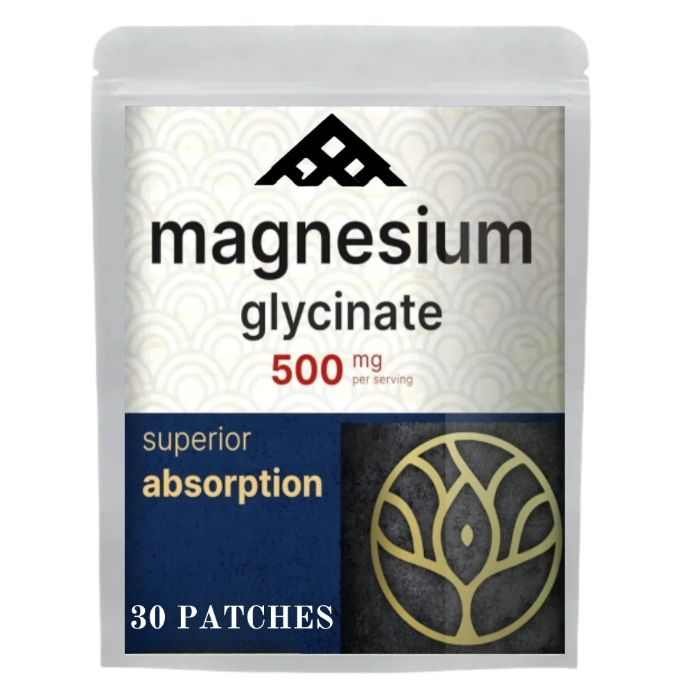 

Магниево-комплексные трансмимерные пластыри для поддержки сна, мышц, столкновений и здоровья сердца, 30 пластырей