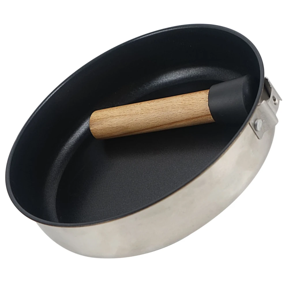 

Portable Nonstick Camping Fry Egg Nonstick Frying Pan Fry Pan For Eggs for Kitchen Cooking Gas Stove Induction Cooker