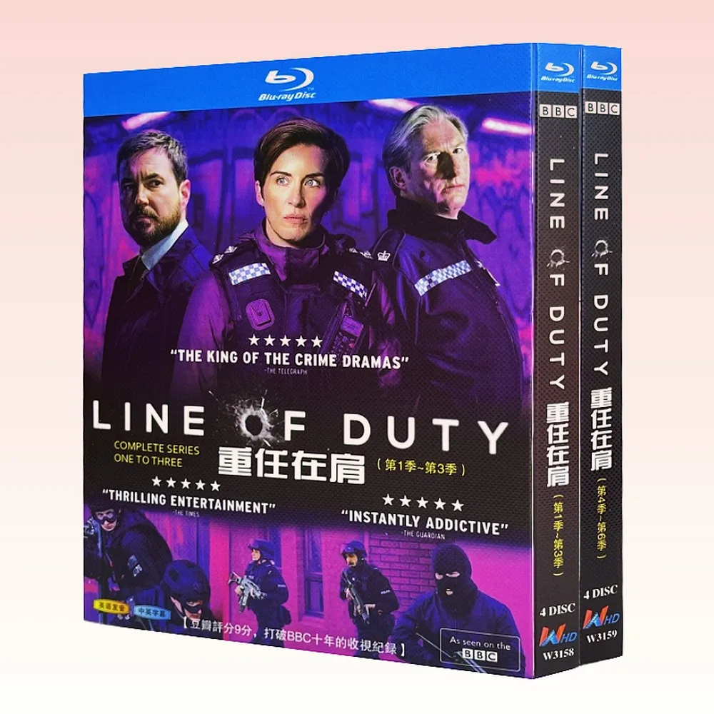 Blu-ray Ultra HD Line of Duty Seasons 1–6 Box Set