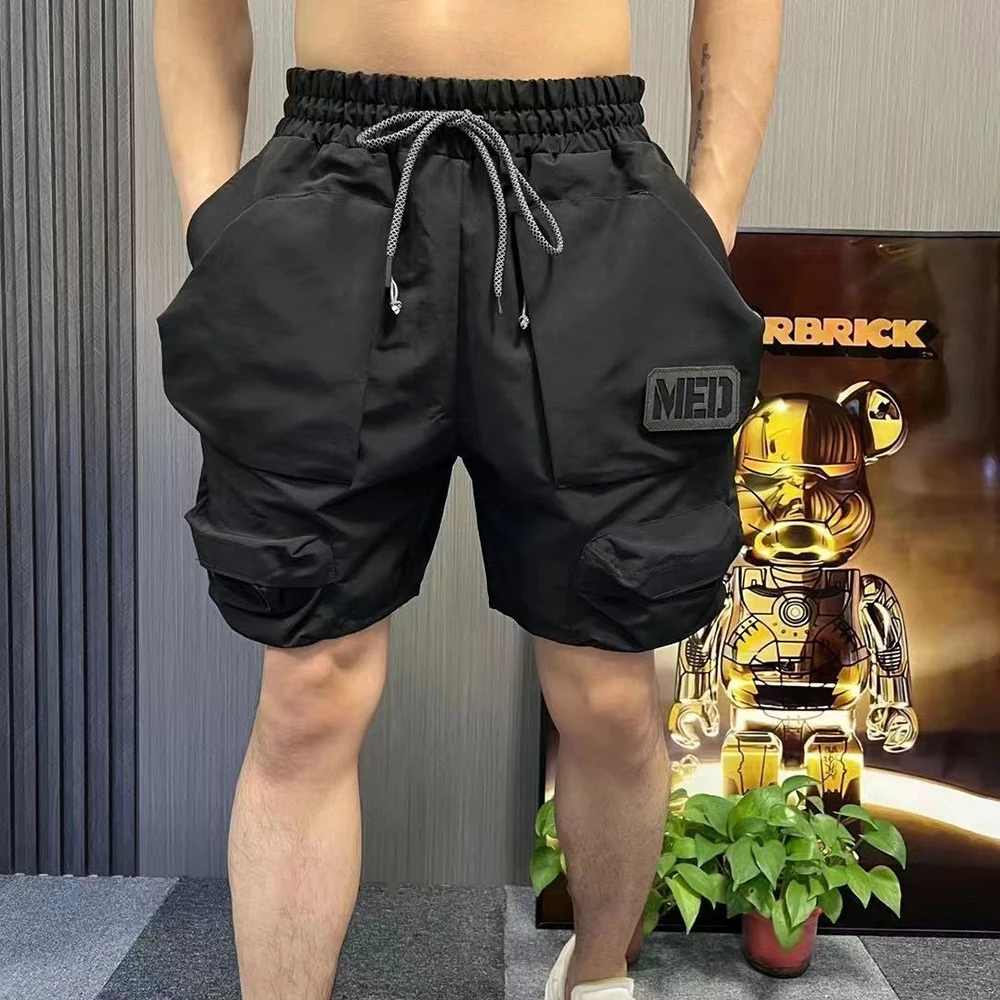 

Casual Sports Shorts For Men Summer Fashion High Quality Multi-Pocket Five-Quarter Pants Handsome Trendy Workwear Beach Pant