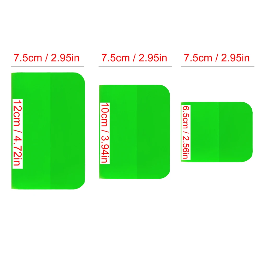 6.5/10/12cm 5.5/7.5cm Width Pink Scraper Soft Rubber Car Window Squeegee Tint Tools Glass Water Wiper Vinyl Wrap Blade B72 B77