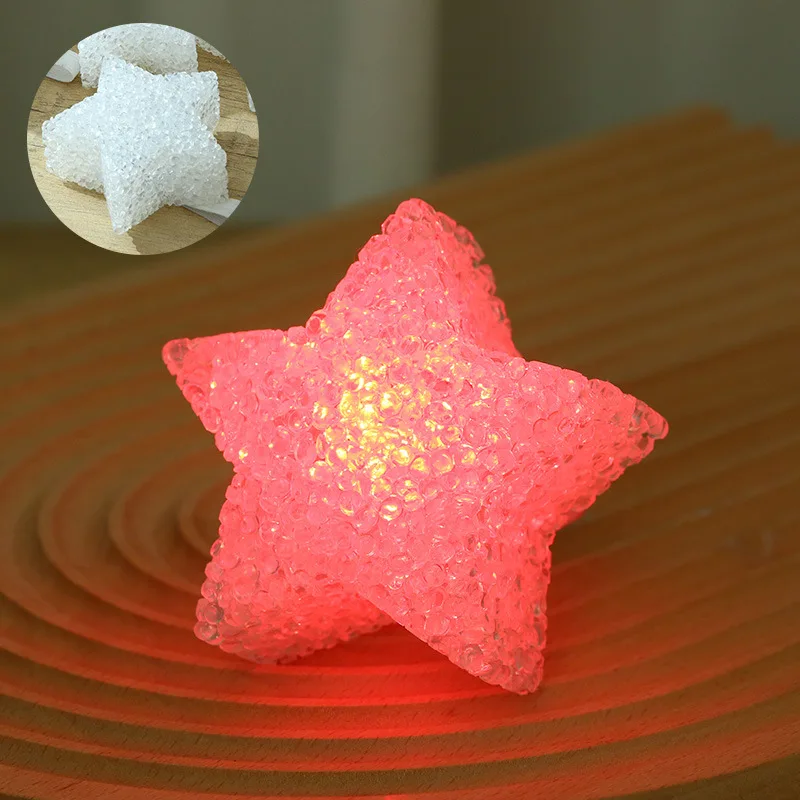 Children's Day hand-held small star lights dance glowing props hand holding a five-pointed star stage performance assistance inv