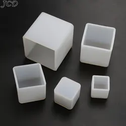 JCD 20-70mm Epoxy Resin Molds Square Cube Shape Candle Silicone Crystal Mold DIY Gypsum Plaster Crafts Casting Silicone Mould