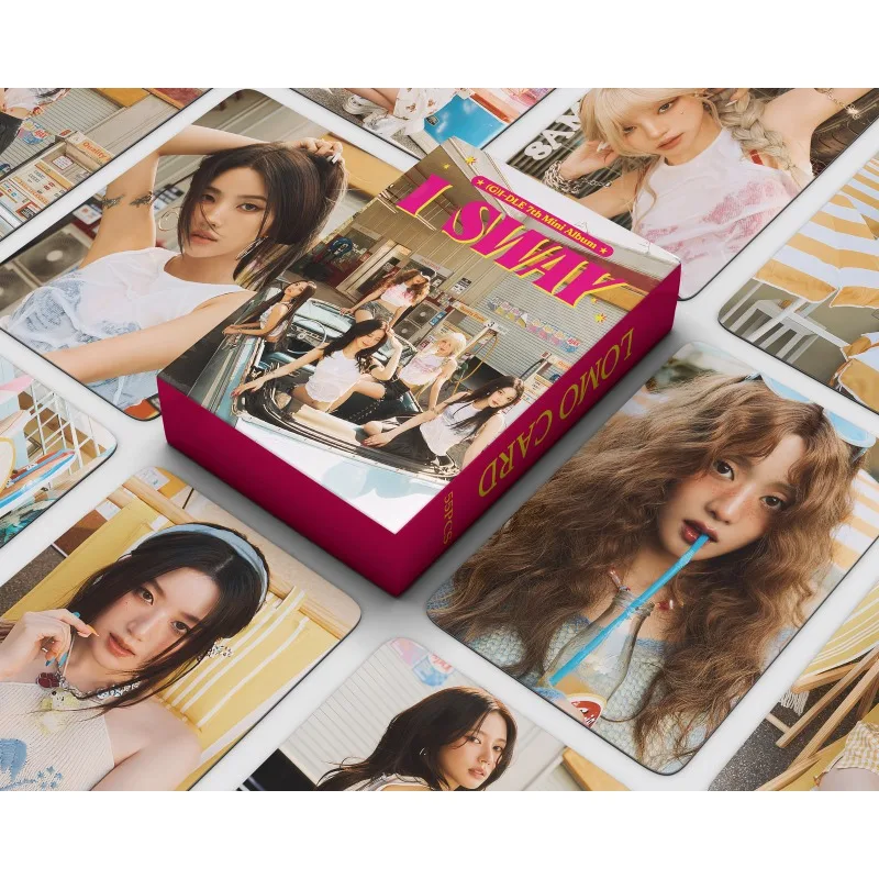 55pcs/set Kpop (G)I-DLE Minnie YUQI Lomo Cards GIDLE Group K-pop Photocards for Fans Gift