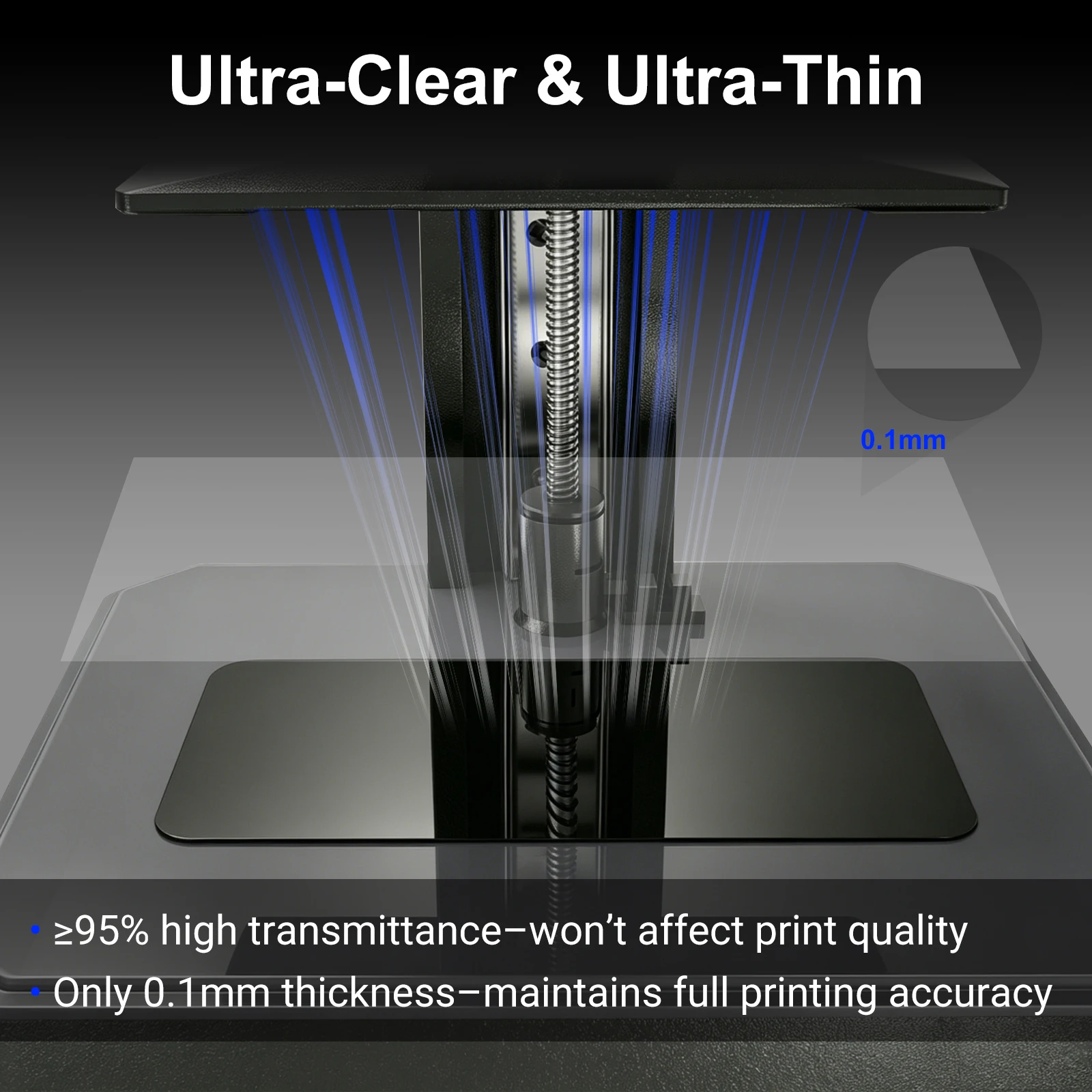 for Phrozen Sonic Mighty 14K 16K LCD 3D Printer Screen Protector Protective Film for Clear Display Protection