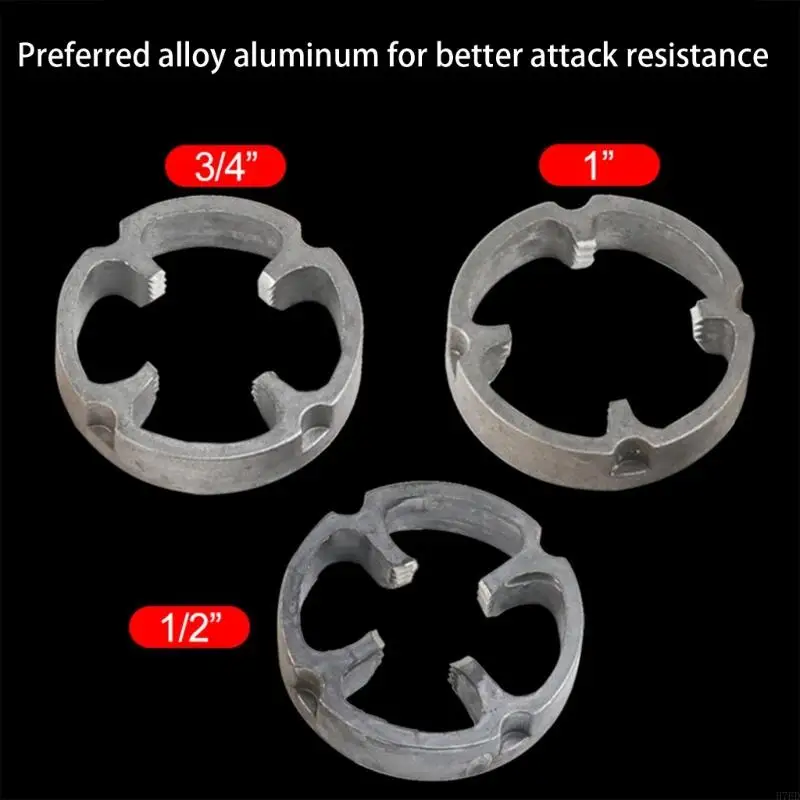 Enreader de tubos elétrico portátil adequado para reparos de encanamento, trabalhos de construção com recurso de bloqueio rápido, operação suave