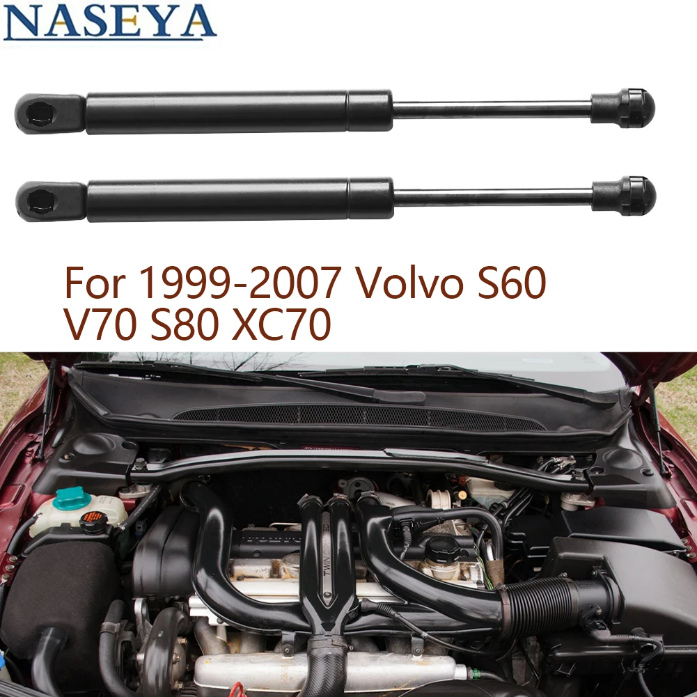 

Стальной опорный стержень стойки для Volvo S60 V70 S80 XC70 1999-2007 годов, передний капот, газовые стойки, амортизатор, подъемная опора