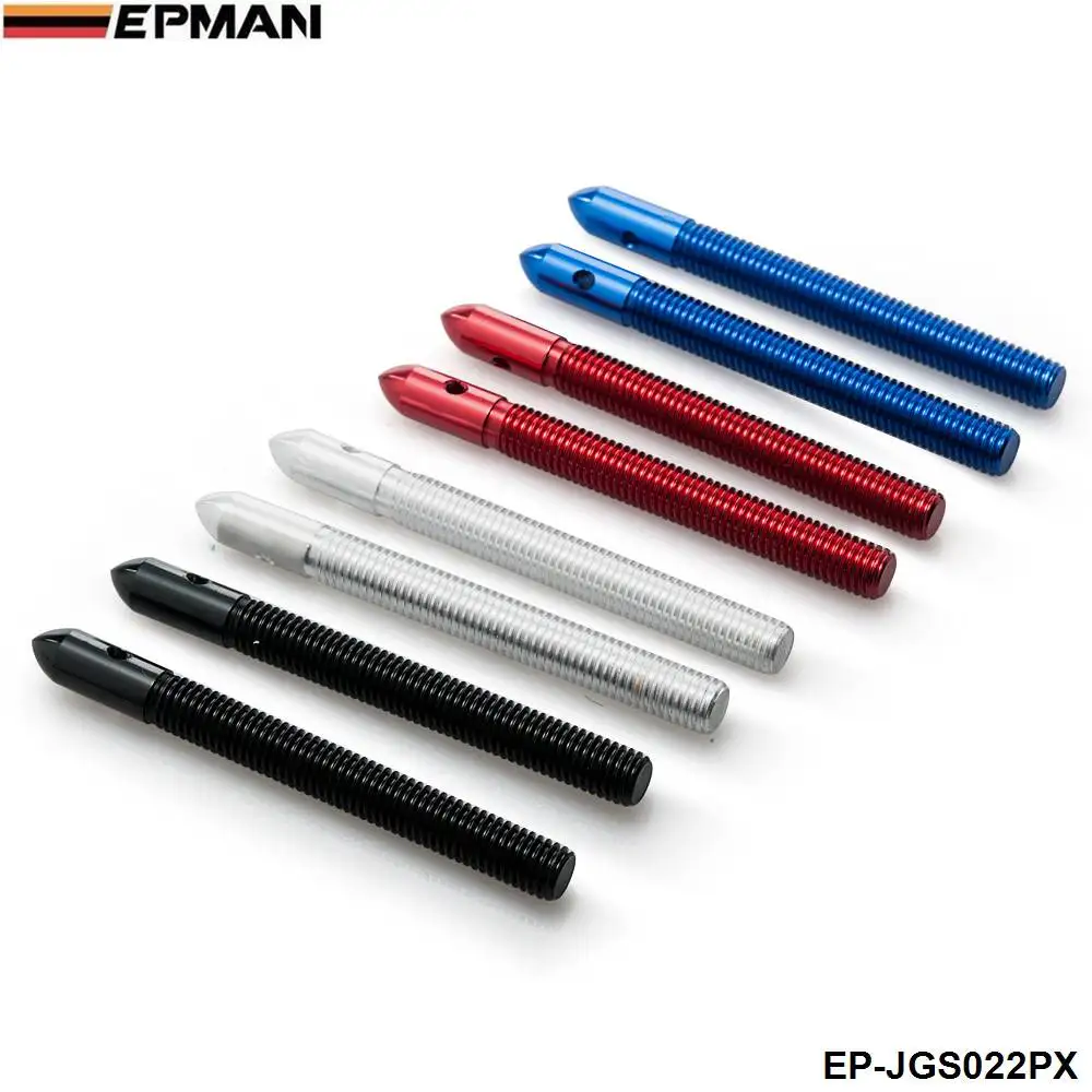 Universal Racing Epman Sport Hair Pin Style Hood Pin Locking Kit With Lanyard For VW GOLF GTI MK3 MK7 MK5 EP-JGS022PX