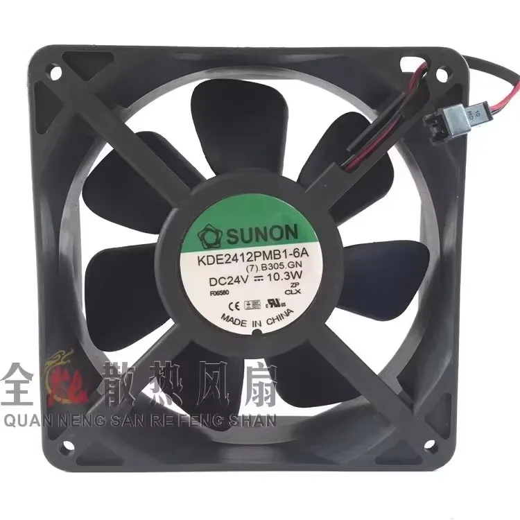 Authentic 12CM KDE2412PMB1-6A 120 * 120 * 38MM 24V 10.3W Siemens frequency converter cooling fan