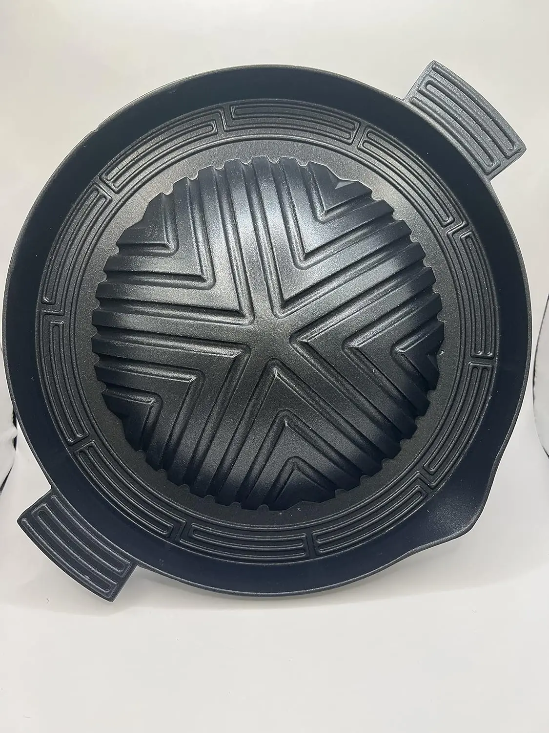 Korean dome style BBQ Grill Pan 11 in/28 cm Joy Life Genghis Khan Grill Pan