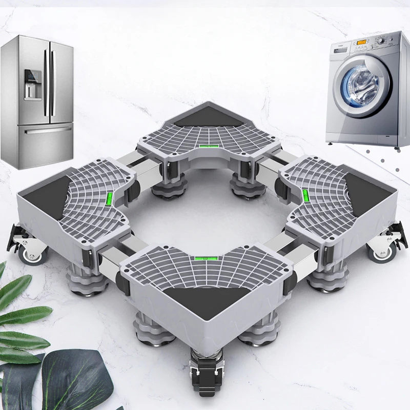 

Universal Base Washing Machine Stand Lifting Fridge Base Multi-functional Adjustable Base for Dryer Refrigerator Washing Machine