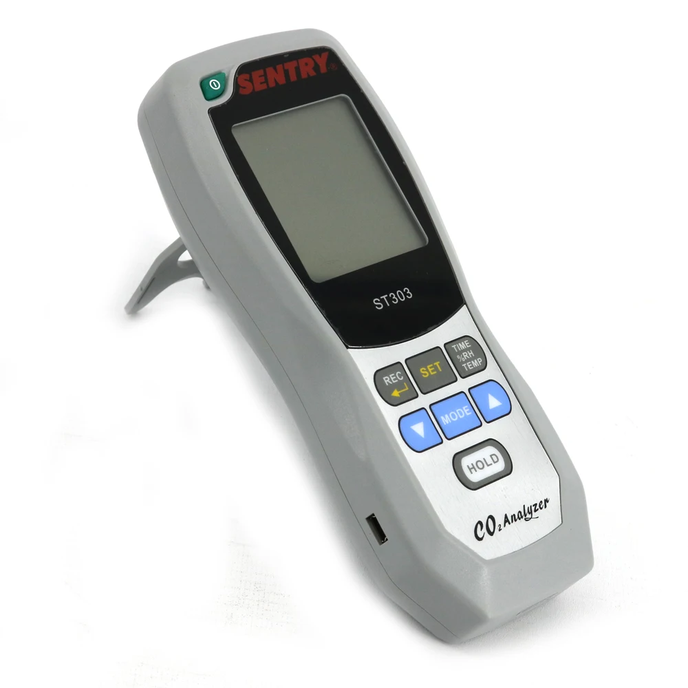 ST-303  Handheld Carbon Dioxide Detector Analyzer With Humidity Temperature DataLogger Measuring Range 0 to9,999 ppm