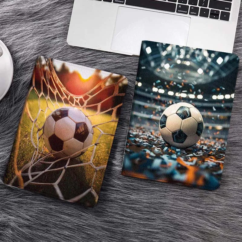

Креативный футбольный дизайн для чехлов для планшетов iPad Pro Air 5-го, 6-го, 7-го поколений, 13 дюймов, M3, M4, M5, 12.9, 13.3 дюйма, 2018, 2022, 2024, 2025 годов выпуска