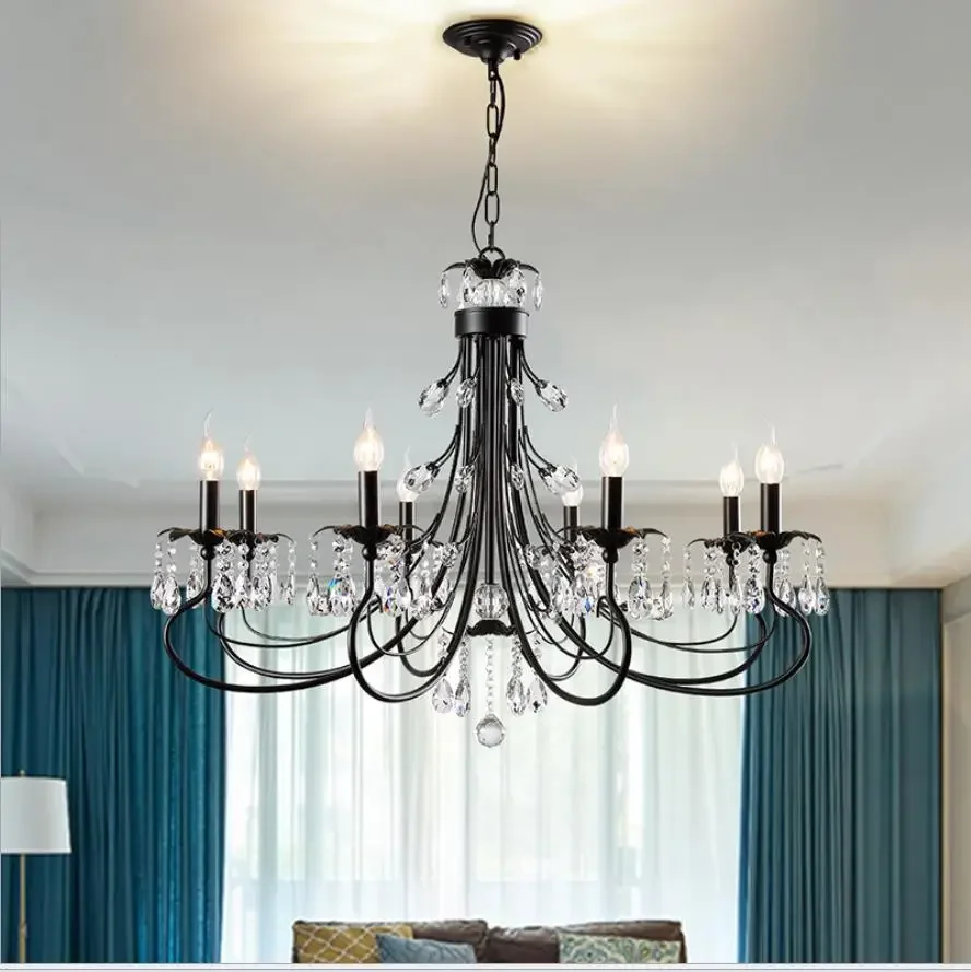 

Crystal Chandeliers Luminaires Chandeliers For Decoration Modern Dining Room Crystal Ceiling Bedroom Living Room Chandelier