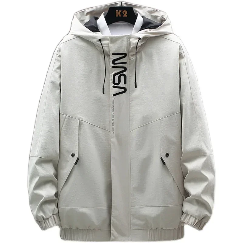 Chaqueta de tendencia de moda de ocio para hombre, ropa con capucha para exteriores, Tops de doble cara, usable