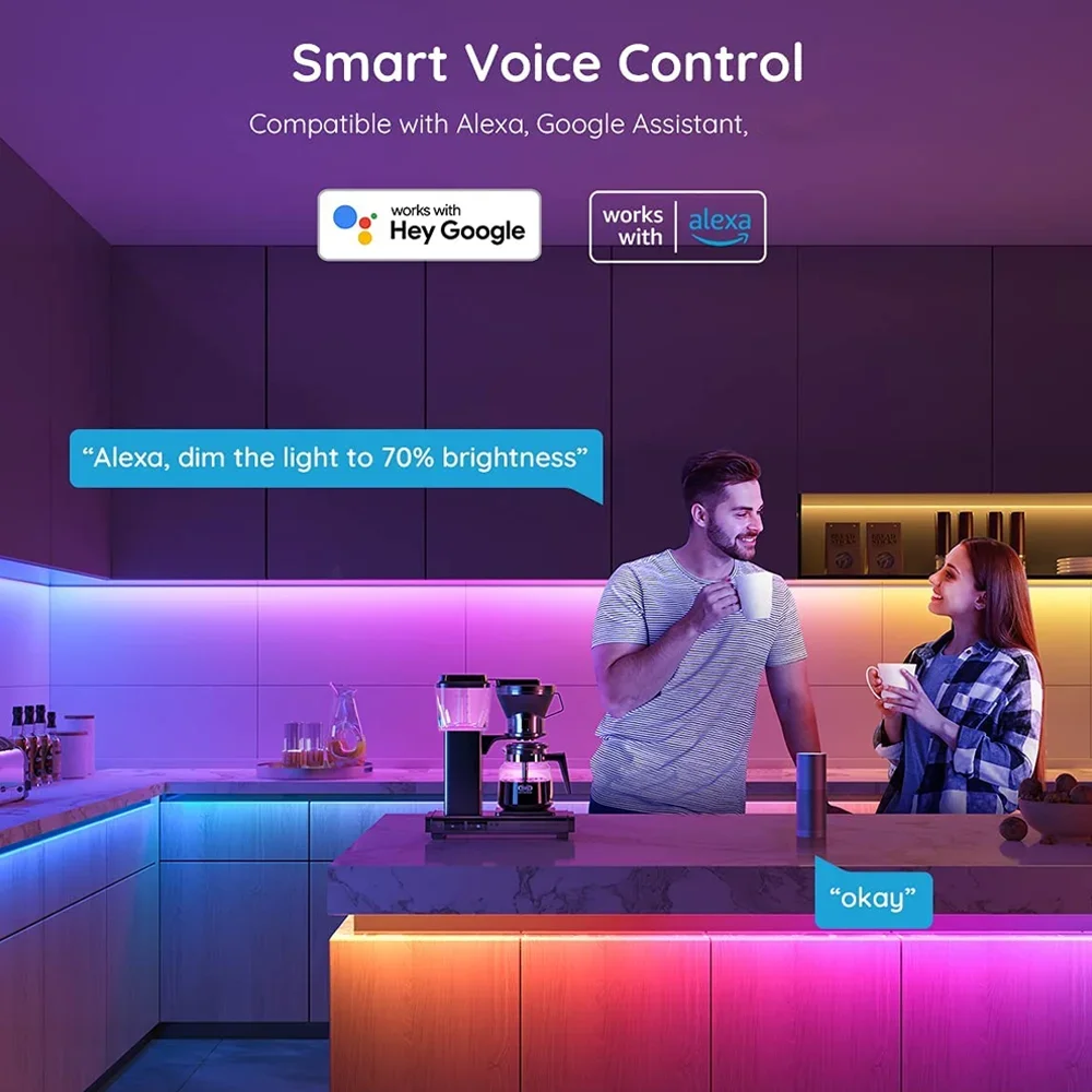 5 متر 10 متر DC24V RGBIC COB LED قطاع ضوء 720 المصابيح/م WS2811 IC RGB LED عنونة لون الحلم التحكم عن بعد صوت ل أليكسا جوجل