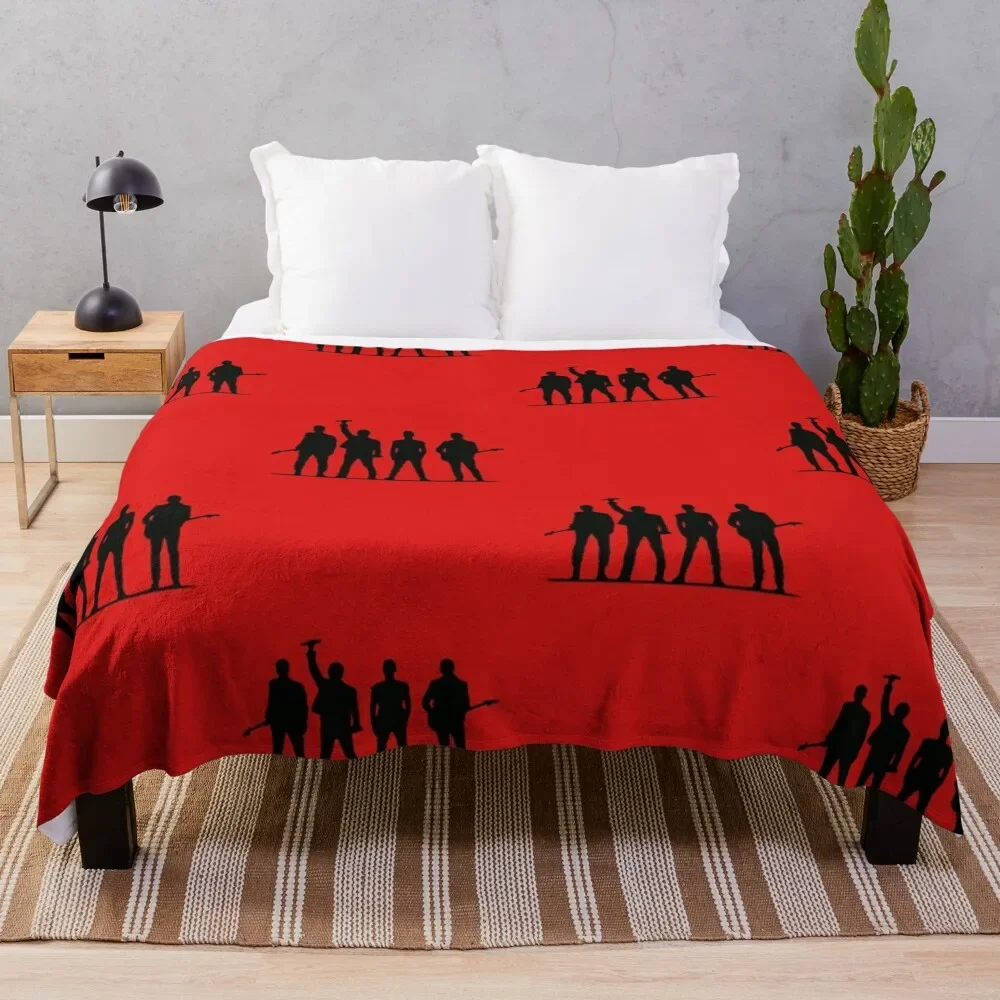 

U2 silhouette The Joshua Tree Tour Throw Blanket christmas gifts Summer Blankets