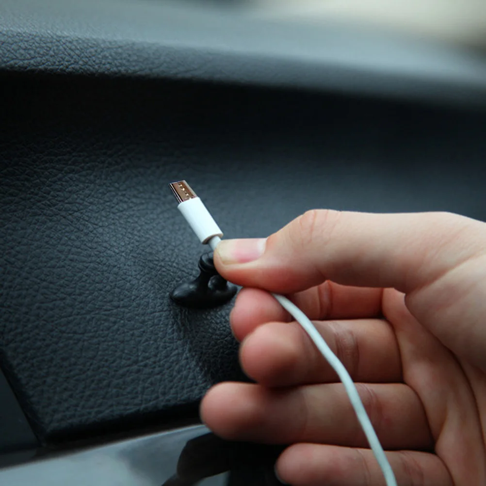 

16Pcs Cable Management Clips Self Adhesive Cord Organizer for Car Wire Cable Management Flat Surface Mounting Solution