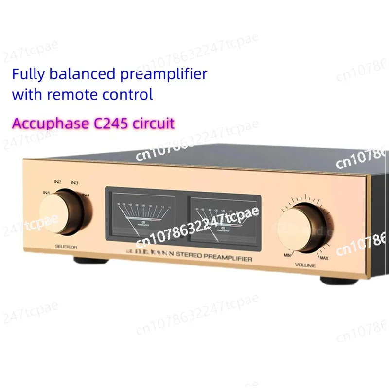 

Excellent Accuphase C245 Circuit, Fully Balanced ,HiFi Preamplifier With Remote Control,RCA*2:XLR*2